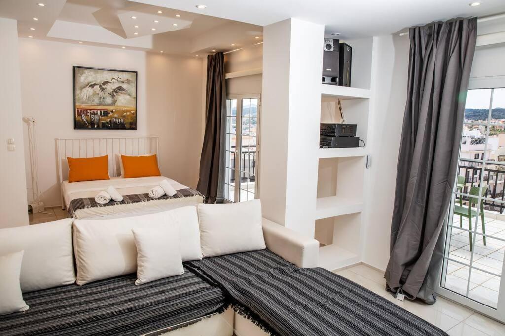 شقة Seafront Central Apt In Lavrio المظهر الخارجي الصورة